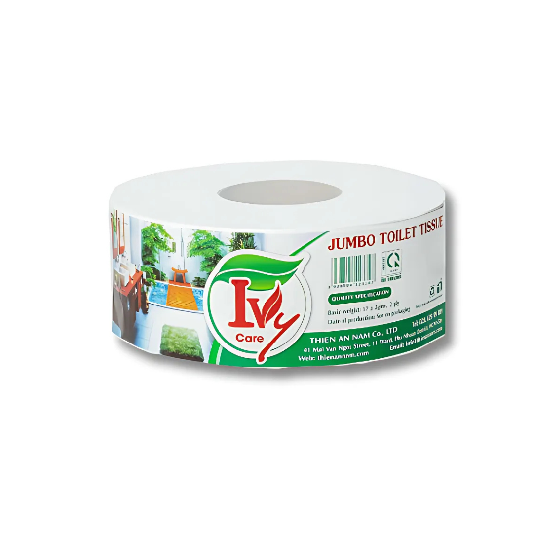 Recycled Mini-Jumbo (JR) Toilet Roll, 2-Ply — 210 m